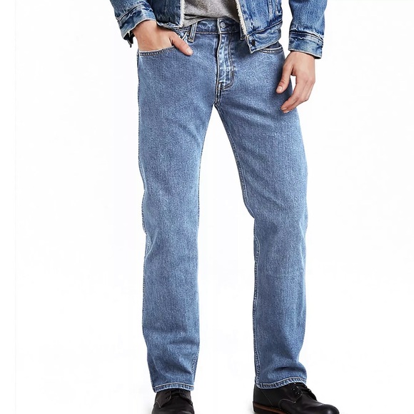 Levi's Other - Levi's 505 Men's Light Blue Straight Jeans 38x29